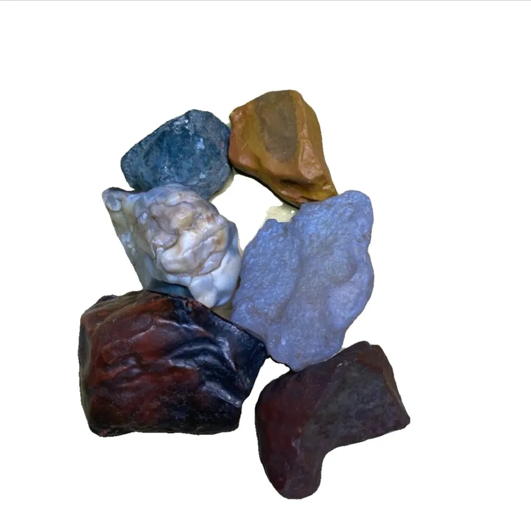 五彩石奇石居家摆件
