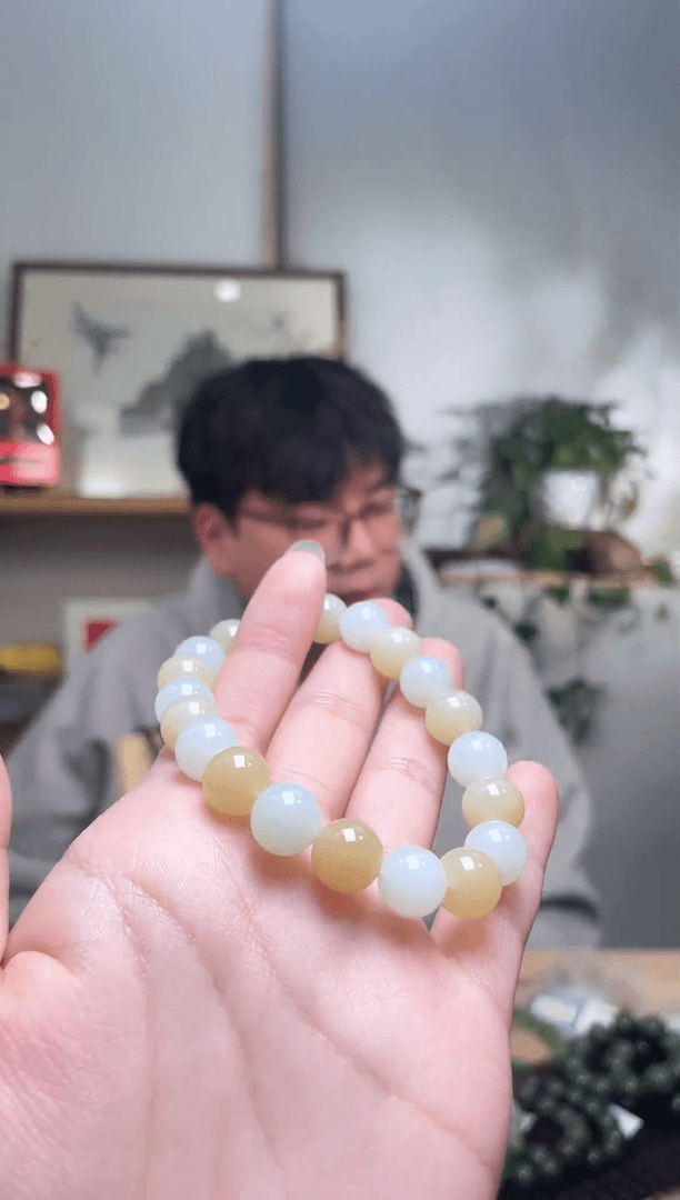 【闪购商品】和田玉o84未镶嵌-12mm