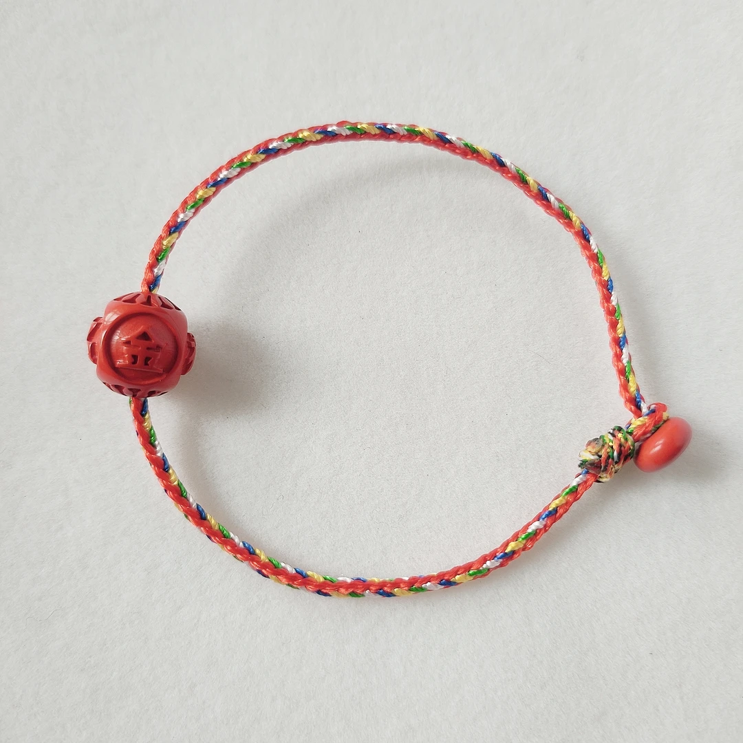 含辰砂工艺品辰砂高含量正品朱砂纯手工手链长度16mm，朱砂球12mm