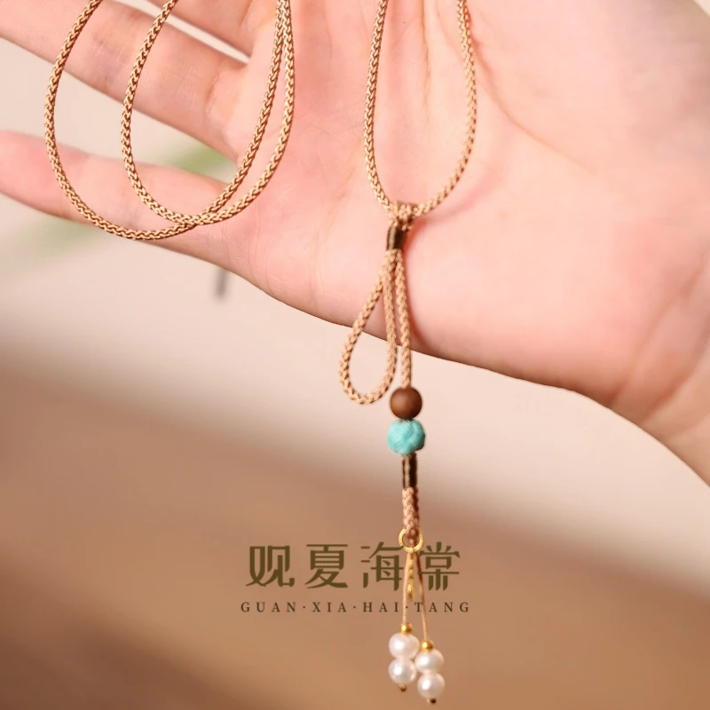 【香菱】手工简约18K淡水珍珠颈链（多样性发）仅链不含吊坠