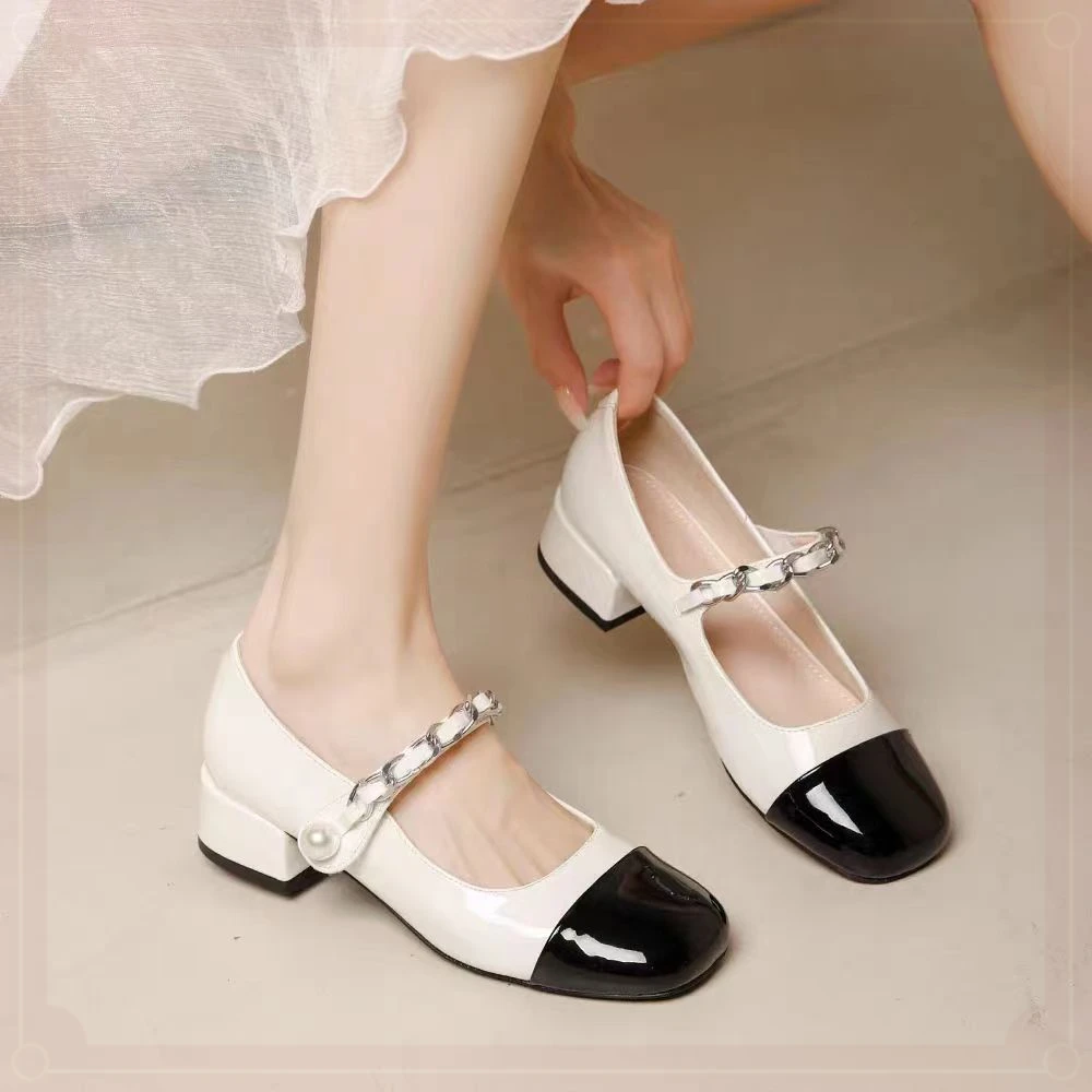 女鞋皮鞋单鞋百搭夏季小众温柔浅口女鞋皮鞋单鞋百搭夏季小众温柔