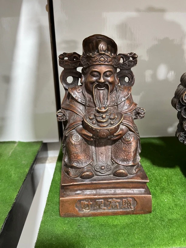 大坐财神 铜器摆件摆件