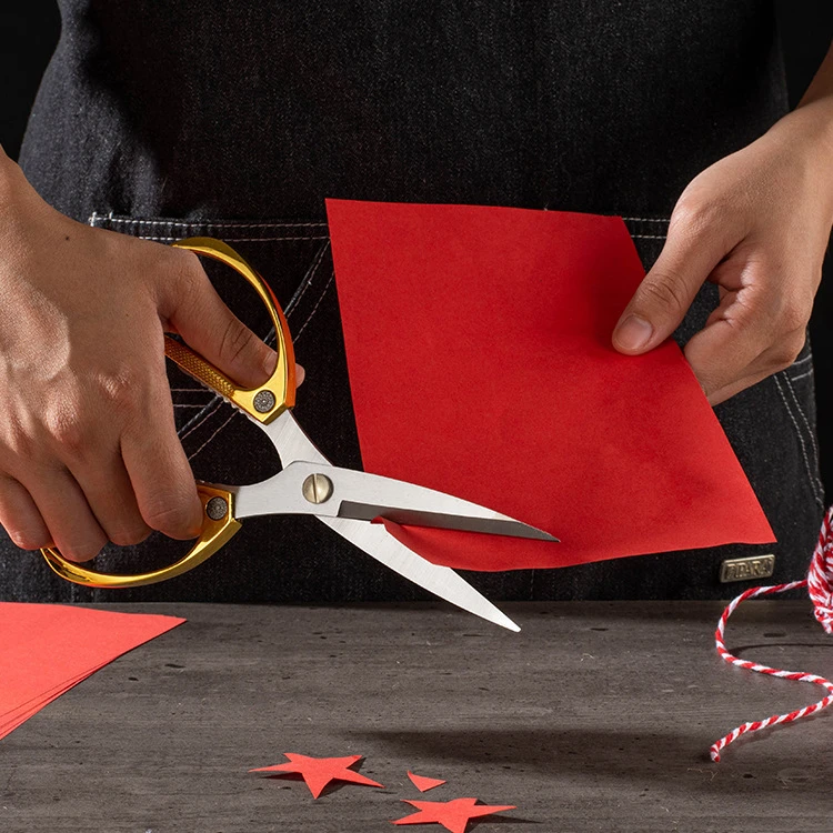 不锈钢鸡骨剪合金厨房剪刀裁缝剪刀多功能手工家用剪子剪纸大号