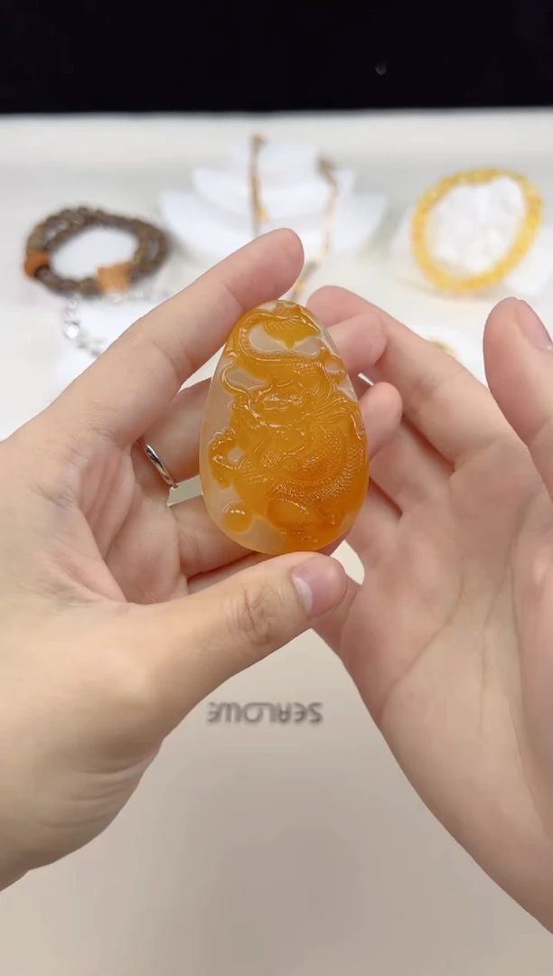 【闪购商品】玛瑙毛衣链未镶嵌糖心龙牌多样性发货