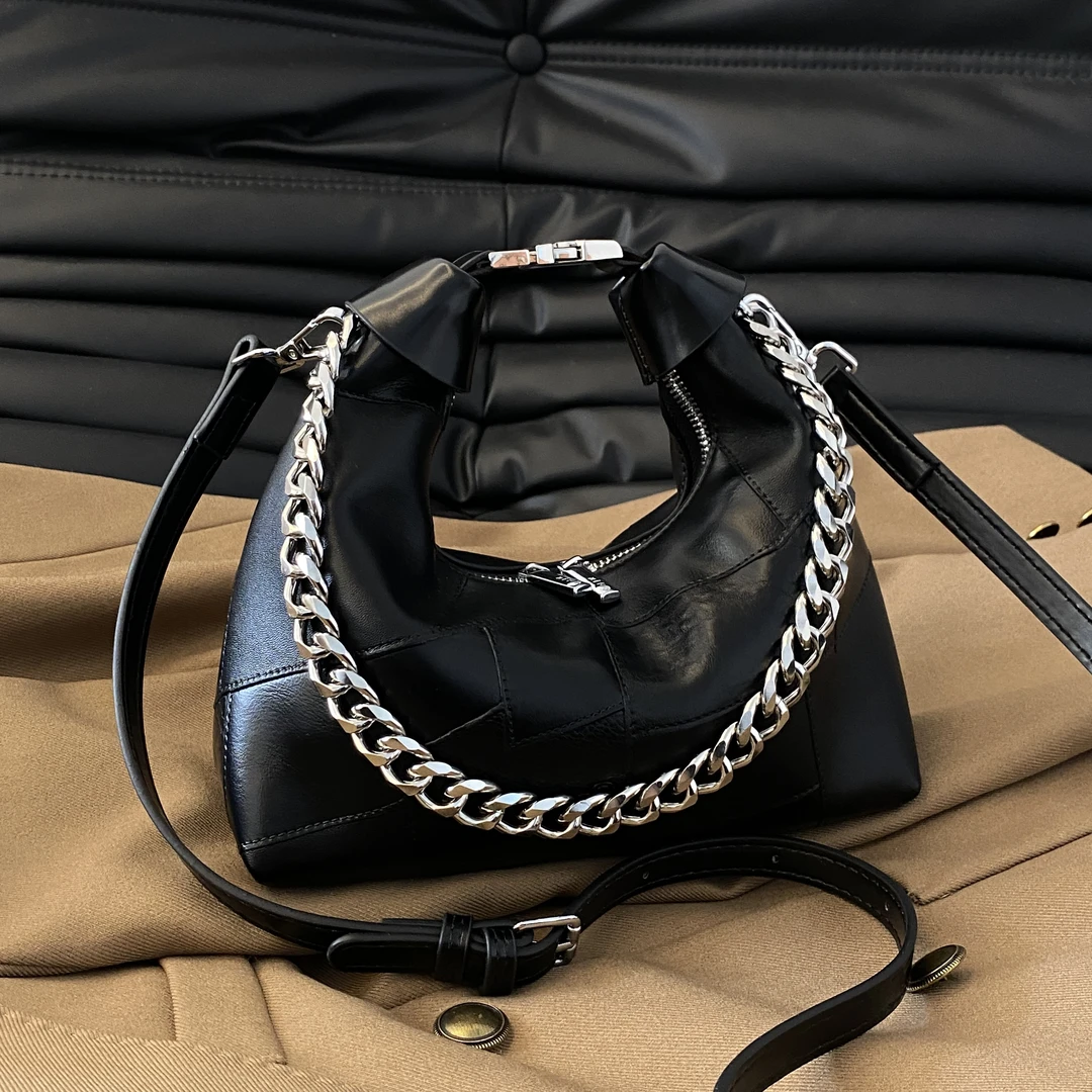 长21高12厚10 单肩包经典百搭网红女士斜跨洋气时尚韩版 7006黑