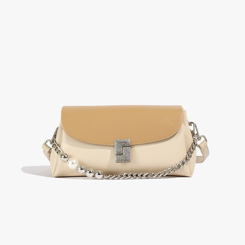 长24高11厚11 时尚女包单肩斜挎包女包轻奢百搭肩包  2020卡其