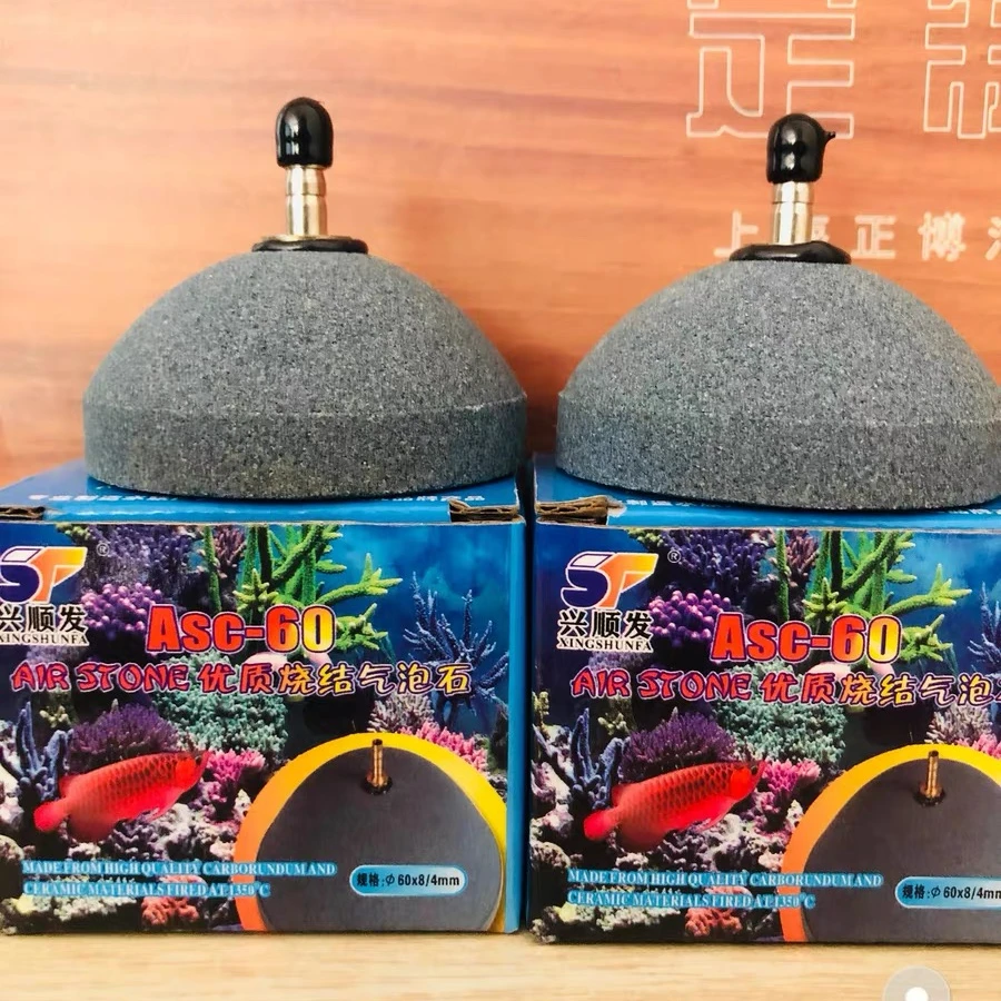 纳米气盘极细鱼缸增氧气泡石细化器气石条静音氧气泵气盘石增氧头