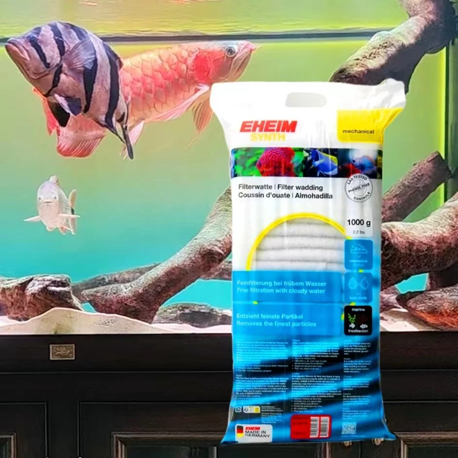 德国伊罕棉鱼缸过滤高效拦截杂质仿生羊绒化纤丝绵手撕羊绒棉