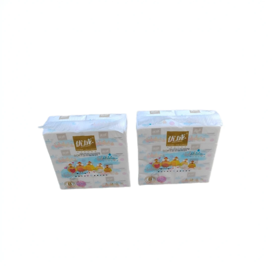 优成抽纸加厚四边压花纸巾餐巾纸一次性抽取式家用面巾纸便宜整箱