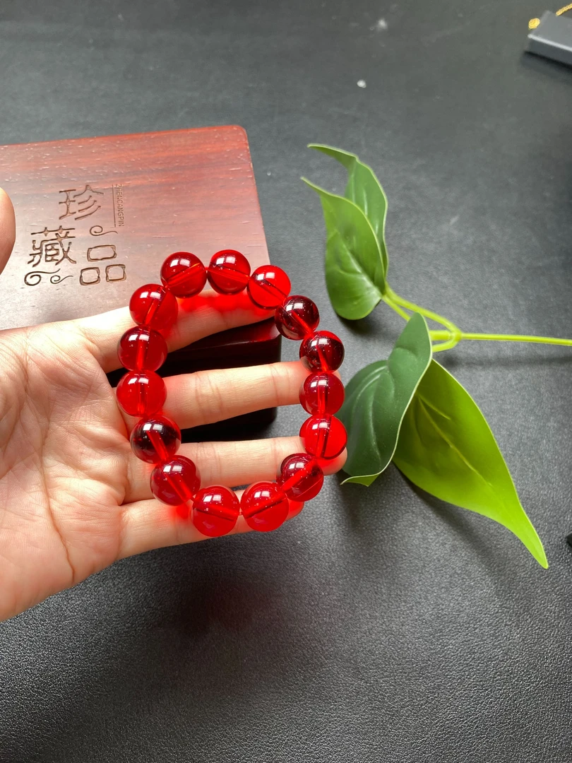 『口岸珠宝』A31 精品培育红宝石轻奢首饰送礼盒