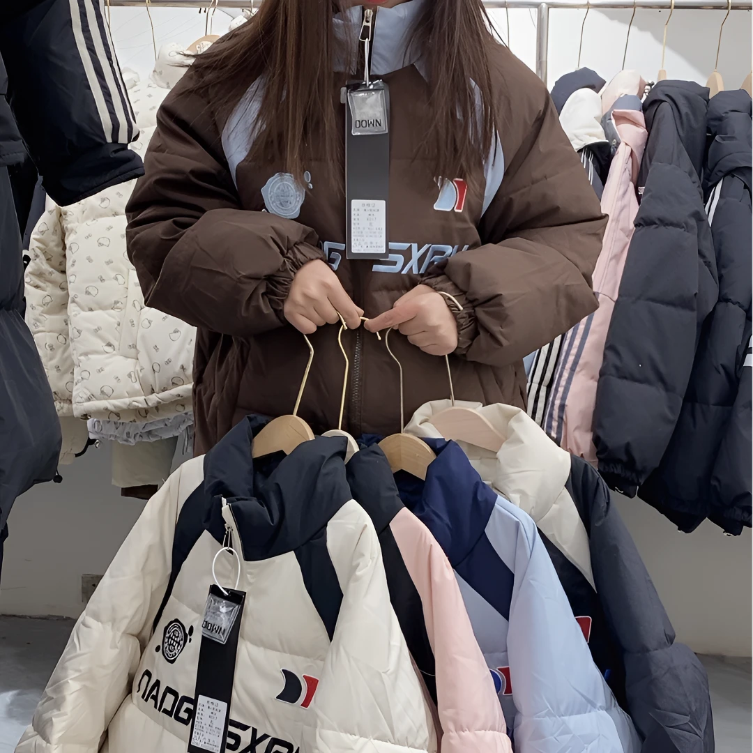 鑫JLY-冬季加厚百搭宽松保暖面包服外套