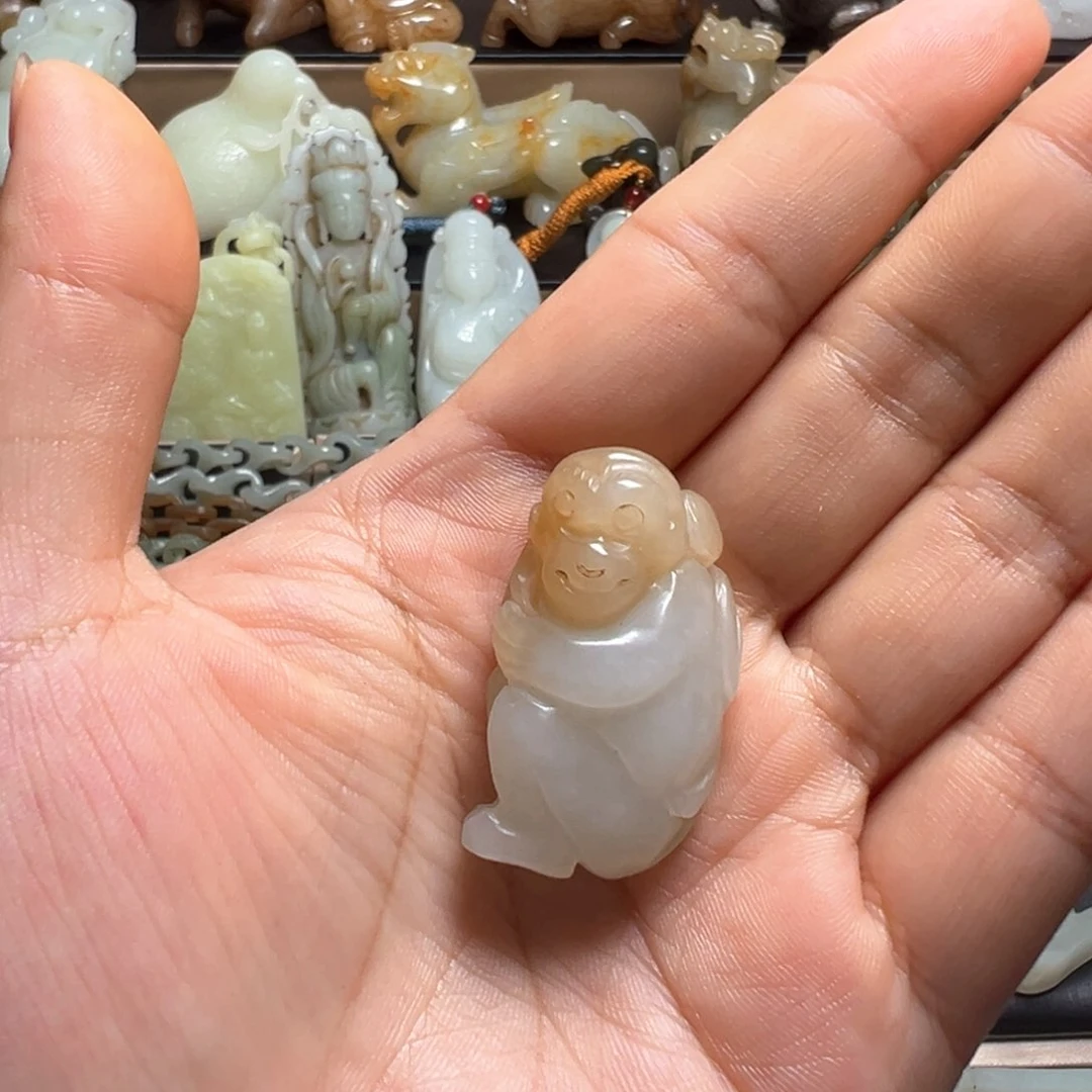 和田玉吊坠(不含链)未镶嵌