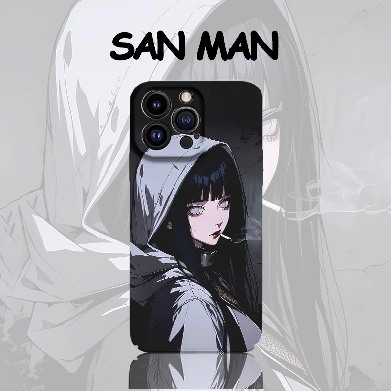 ins日向雏田卡通适用苹果15/16手机壳华为vivo日漫oppo小米14菲林