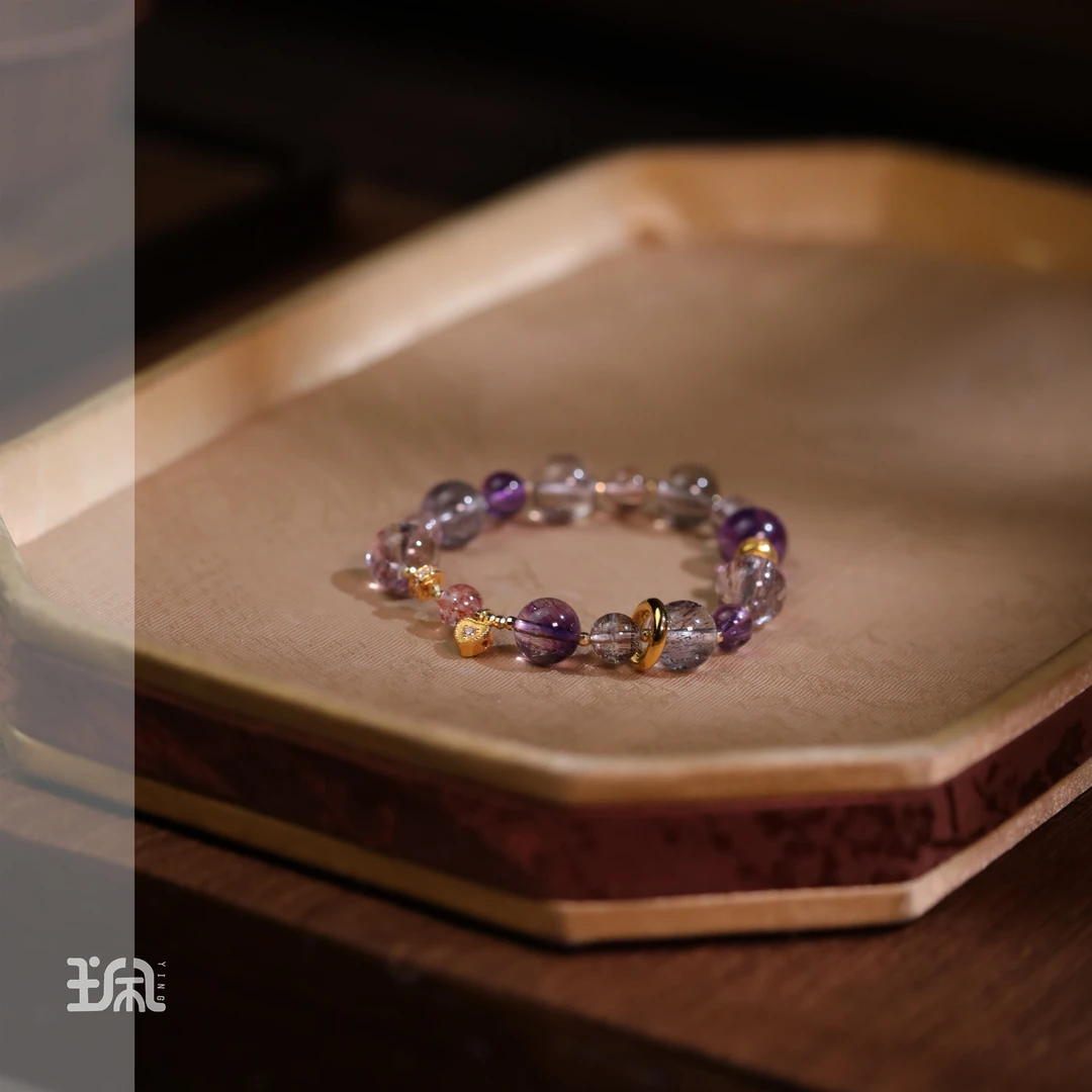 璃晶|水晶*手串*18K金镶嵌LYC24112506多样性发其一