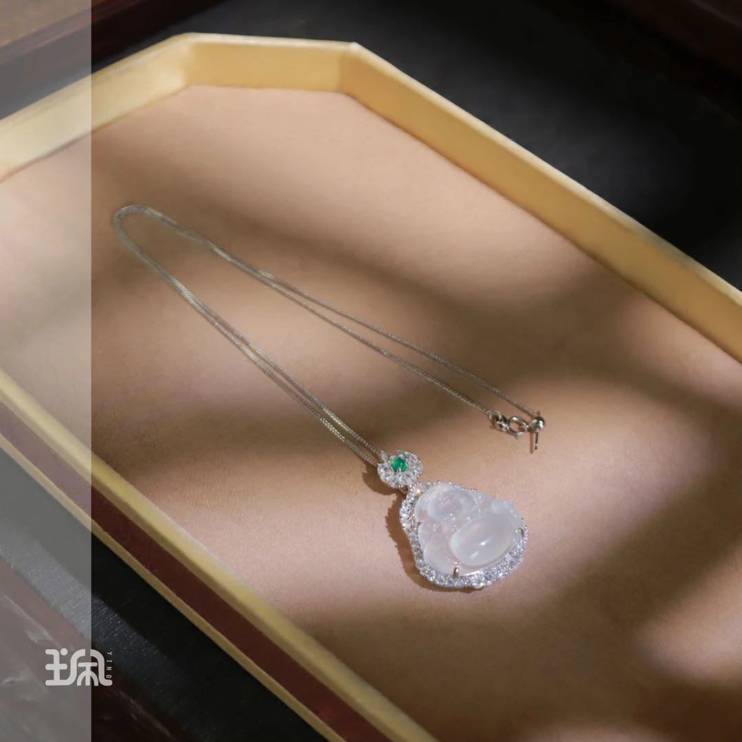 影梦|玉髓*项链*S925银镶嵌PYB24010650多样性发其一