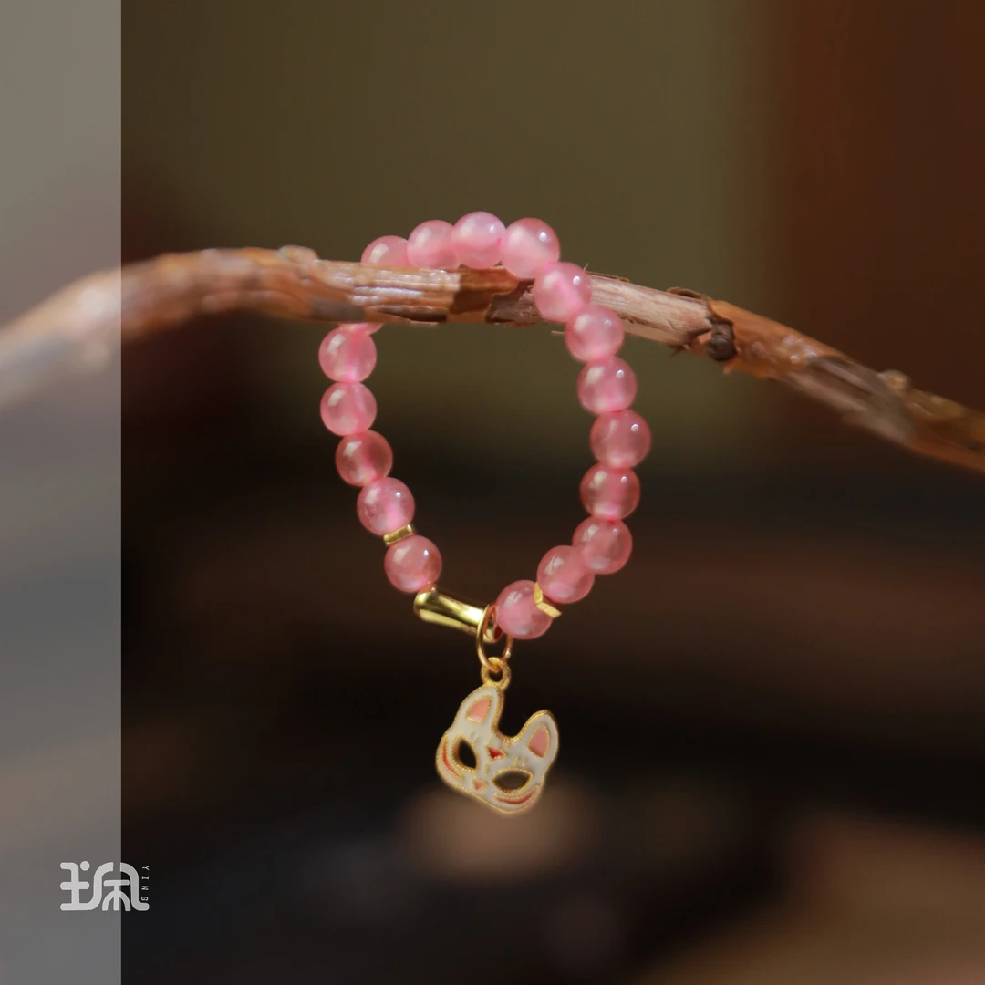 狸悠|红纹石*戒指*S925银镀金镶QC23111212多样性发其一