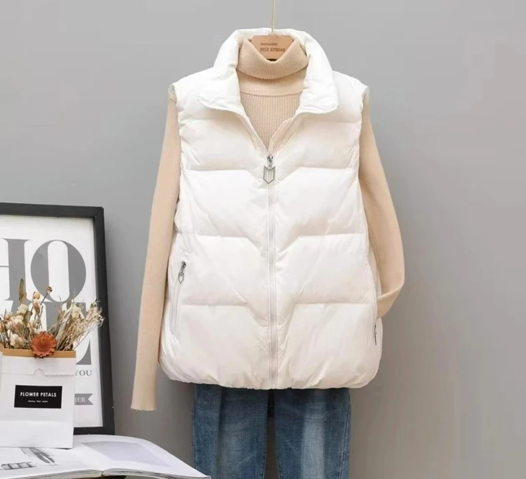 春秋马甲立领白鸭绒轻薄马甲    G