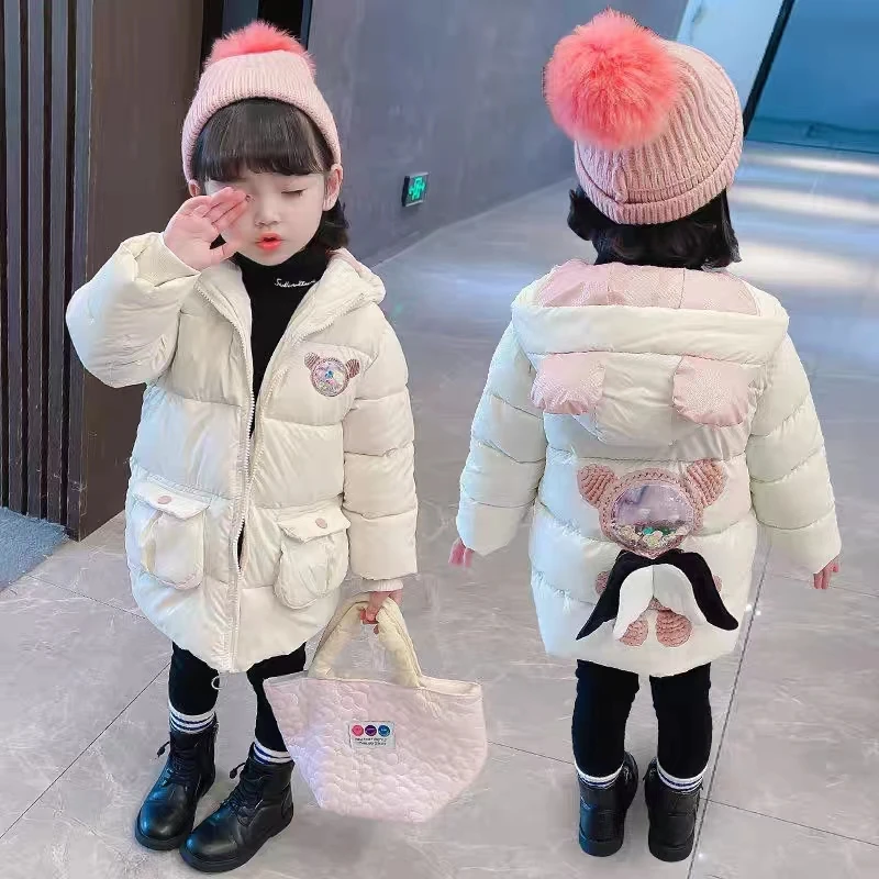 洋气儿童加绒加厚秋冬棉服