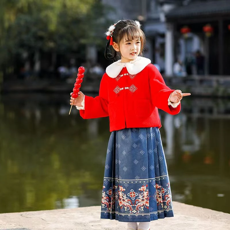 惜韩（285）好看套装汉服唐装马面群秋冬