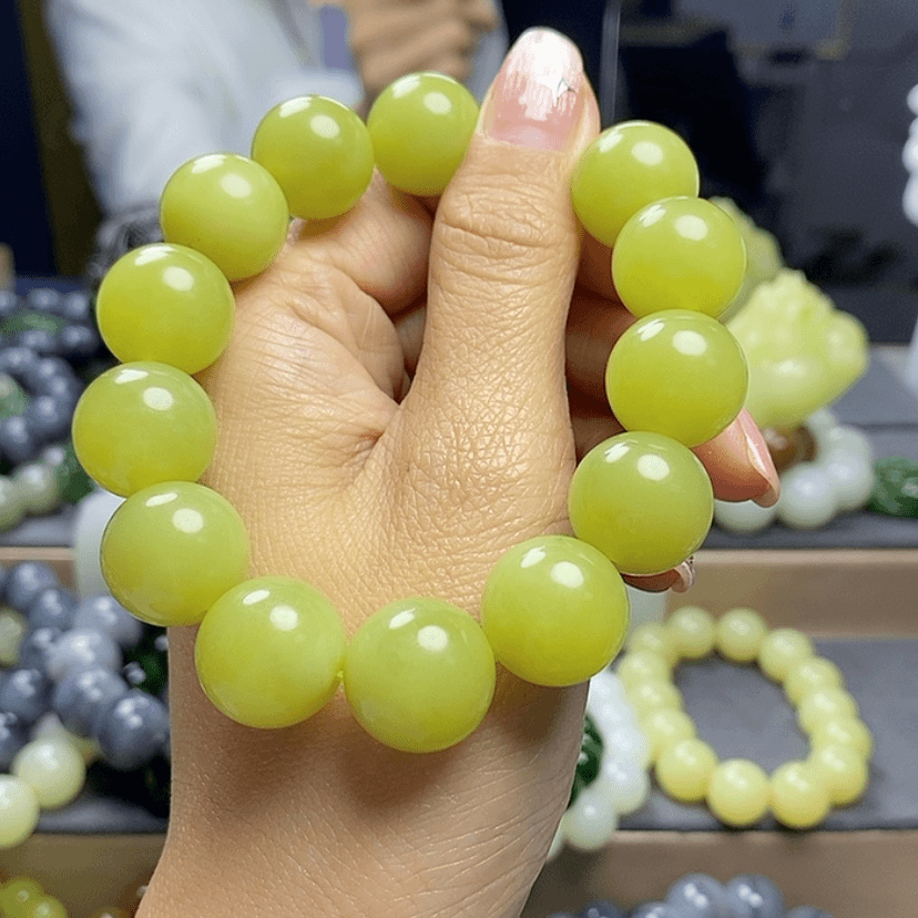 【闪购商品】和田玉（黄玉）手链未镶嵌
