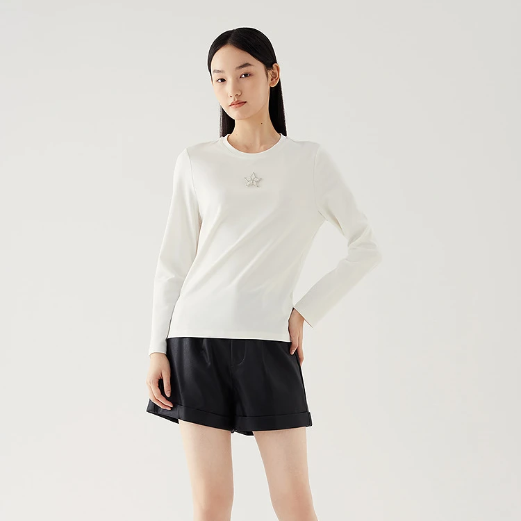 ToyzY 23年冬季时尚休闲打底女士圆领秋冬单针织上衣7C53360430