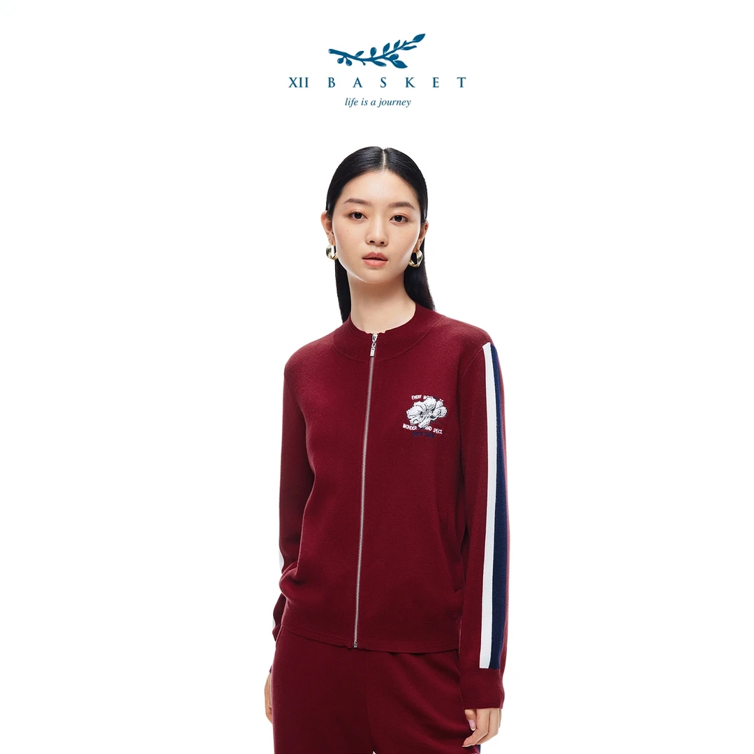 XIIBASKET十二篮奥莱春秋时尚户外毛织两件套7C63106030