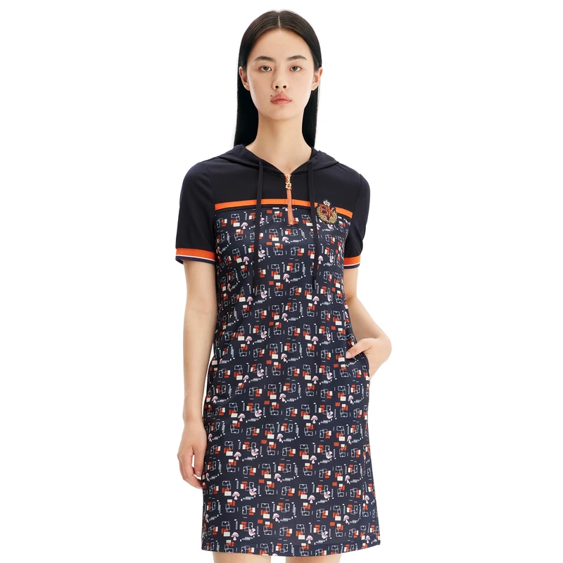 XII BASKET十二篮专选23年夏季时尚连衣裙7C63205570