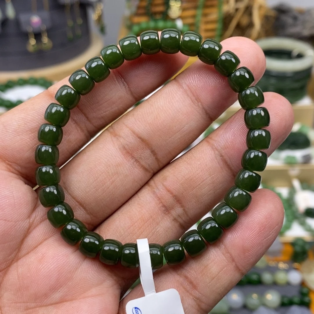 和田玉（碧玉）手串未镶嵌ʚ****不退换