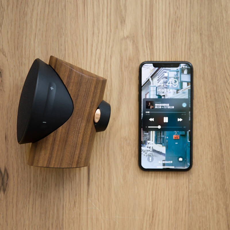 【榫卯蓝牙音箱】实木质音响TWS真无线立体声联机法国设计师联名