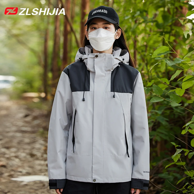 战狼世家防风冲锋衣女款户外爬山夹克外套男2024年春秋进藏登山服