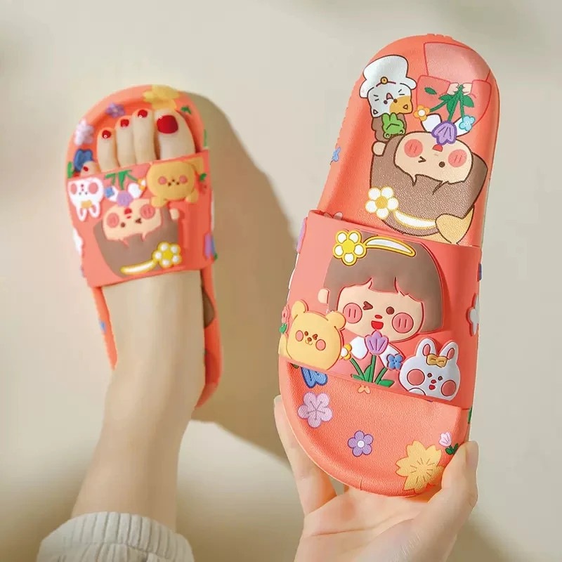 拖鞋女夏季可爱少女心踩屎感室内家居浴室洗澡防滑厚底凉拖鞋外穿
