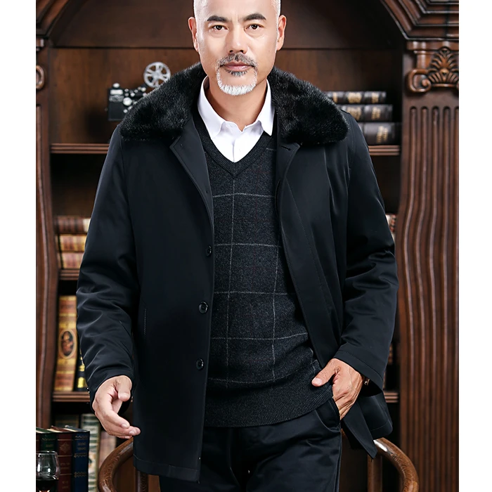 西裕寒羊中年老年棉衣保暖舒适抗寒零下30度羊皮袄