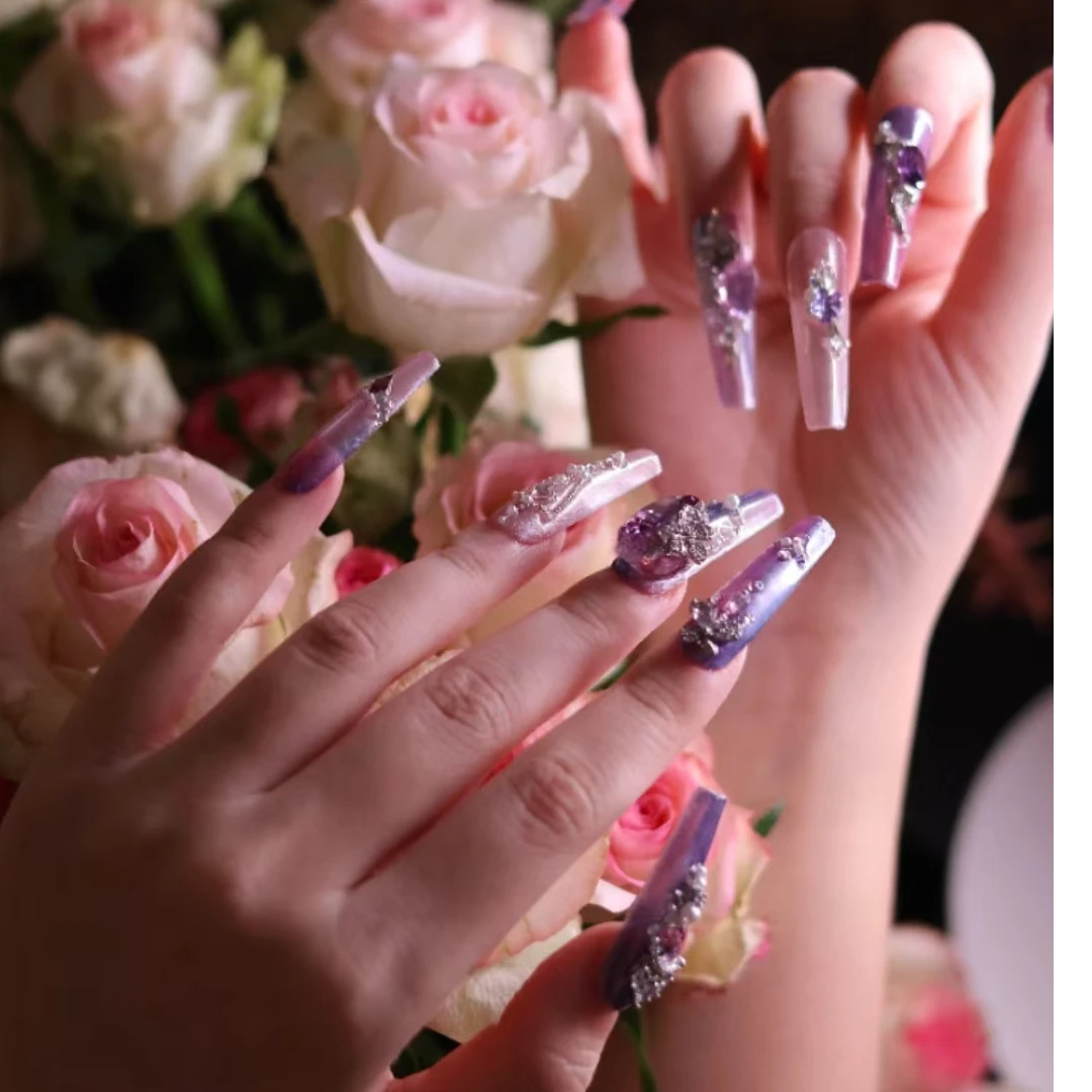 （Z）补差链高碳钻美甲饰品镶嵌爆闪细闪系列