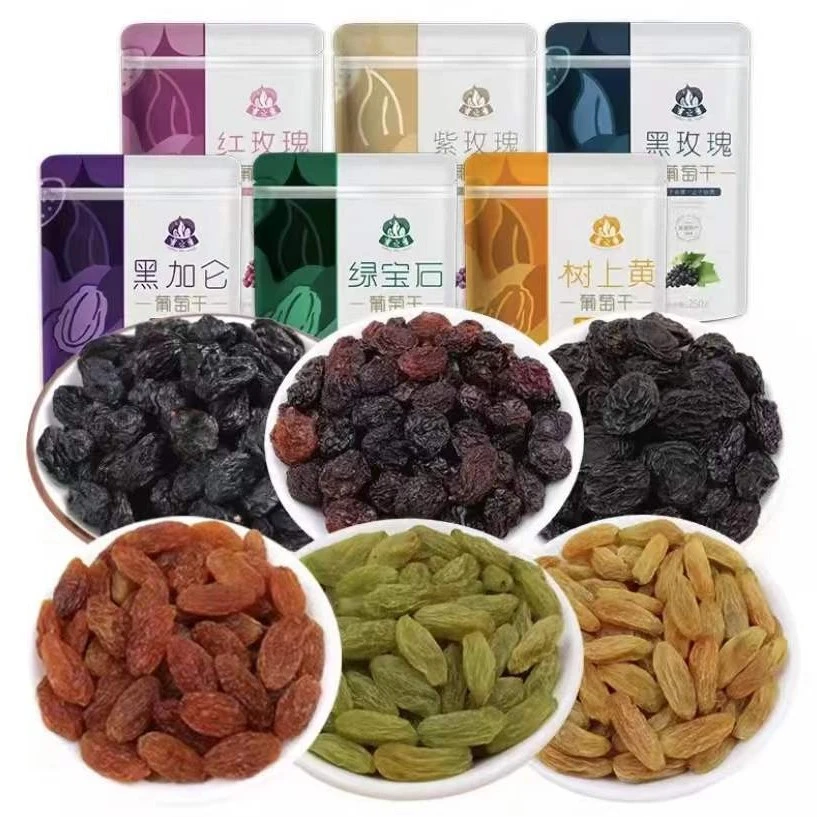 【蜜之番】新疆吐鲁番六色六味葡萄干250g*6袋