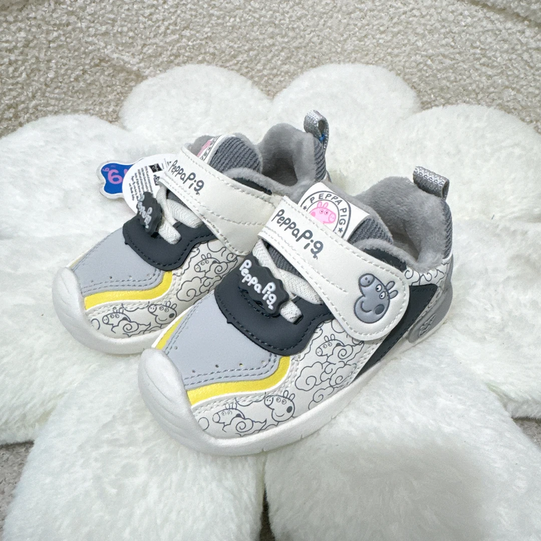 PQJM-2 小猪~学步机能关键高级加绒童鞋