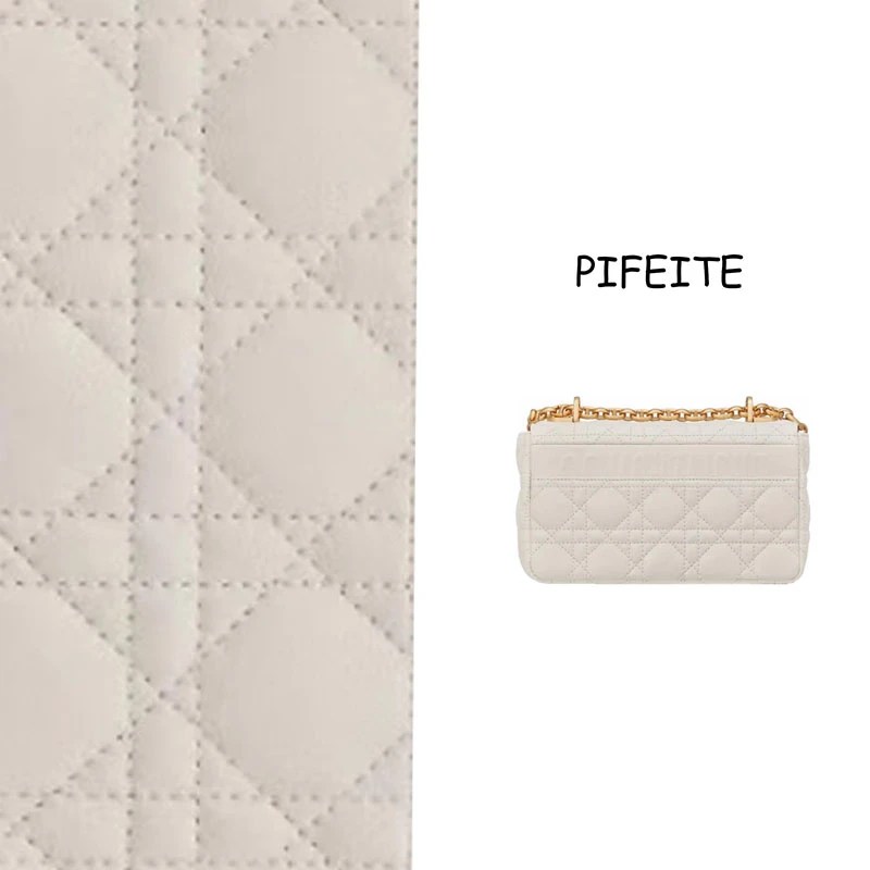 A024白色珍珠手工高定真皮时尚单肩手拎斜挎女包DI32