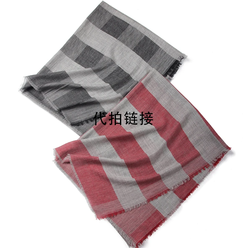 百搭女保暖格子围巾情侣春秋夏季加厚披肩时尚围脖学生