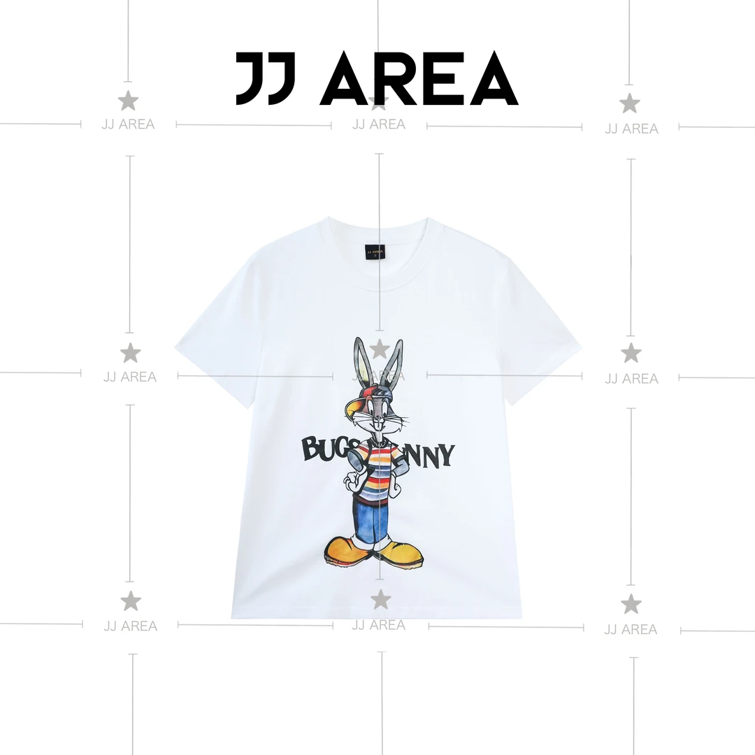 【兔八哥】260克重磅纯棉短袖!2024新款韩版时尚卡通印花夏季体恤