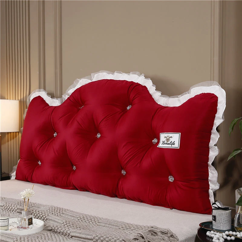 公主床头靠垫床头大靠背软包床头靠枕垫床上双人长靠枕含芯可拆洗