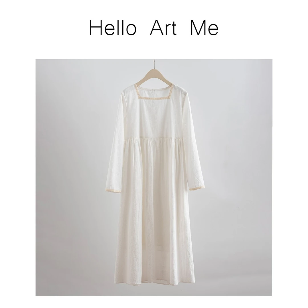 『Hello Art Me』白岛梦境连衣裙  YZ387