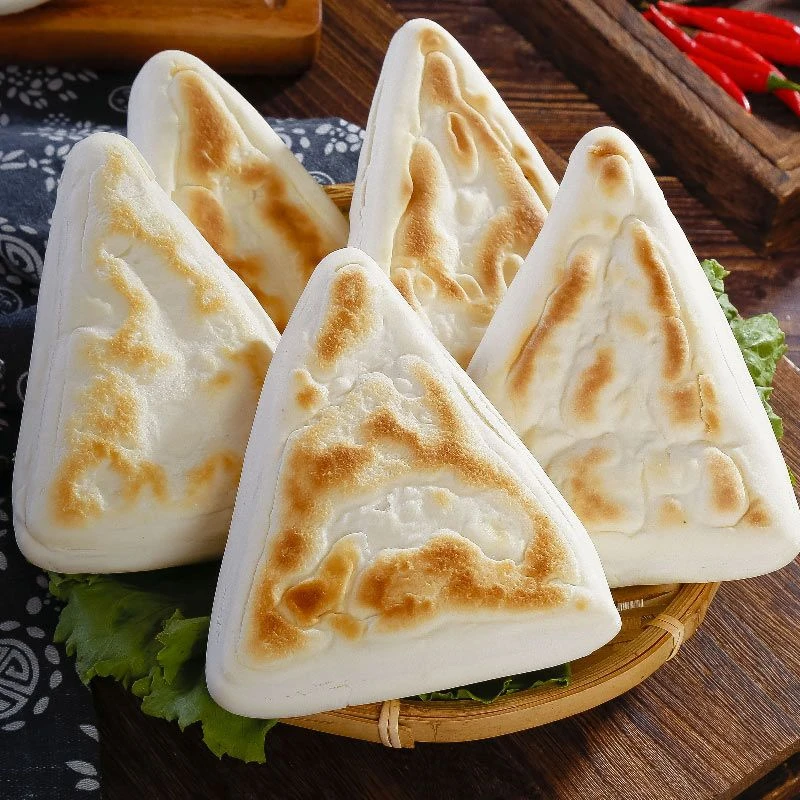 三角饼甘肃特产传统工艺早餐夹菜夹肉饼速食懒人麦香饼袋装1000g