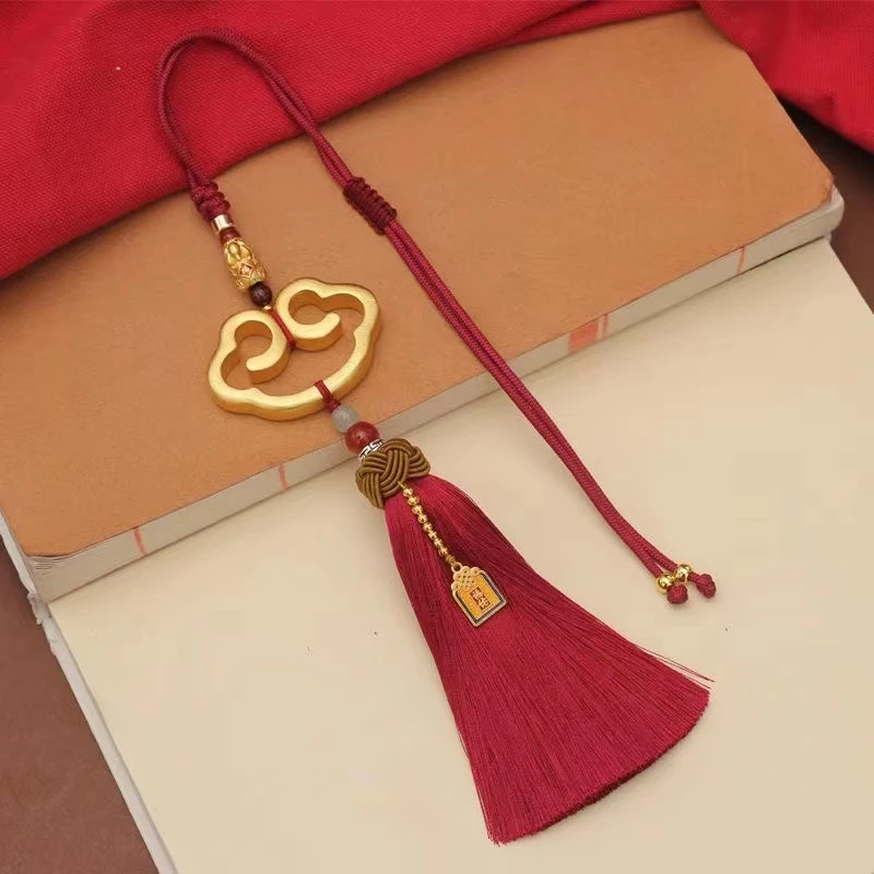 沙金铜如意车载挂件汽车挂件吊饰保平安貔貅后视镜装饰女士男高档