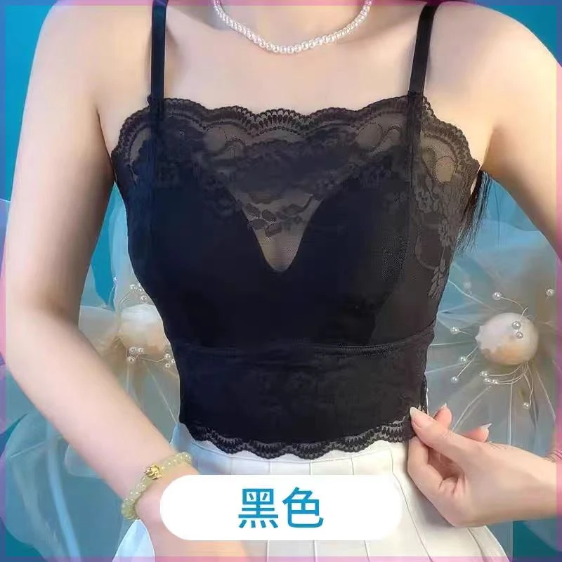蕾丝性感可调节无痕透气美背吊带防走光