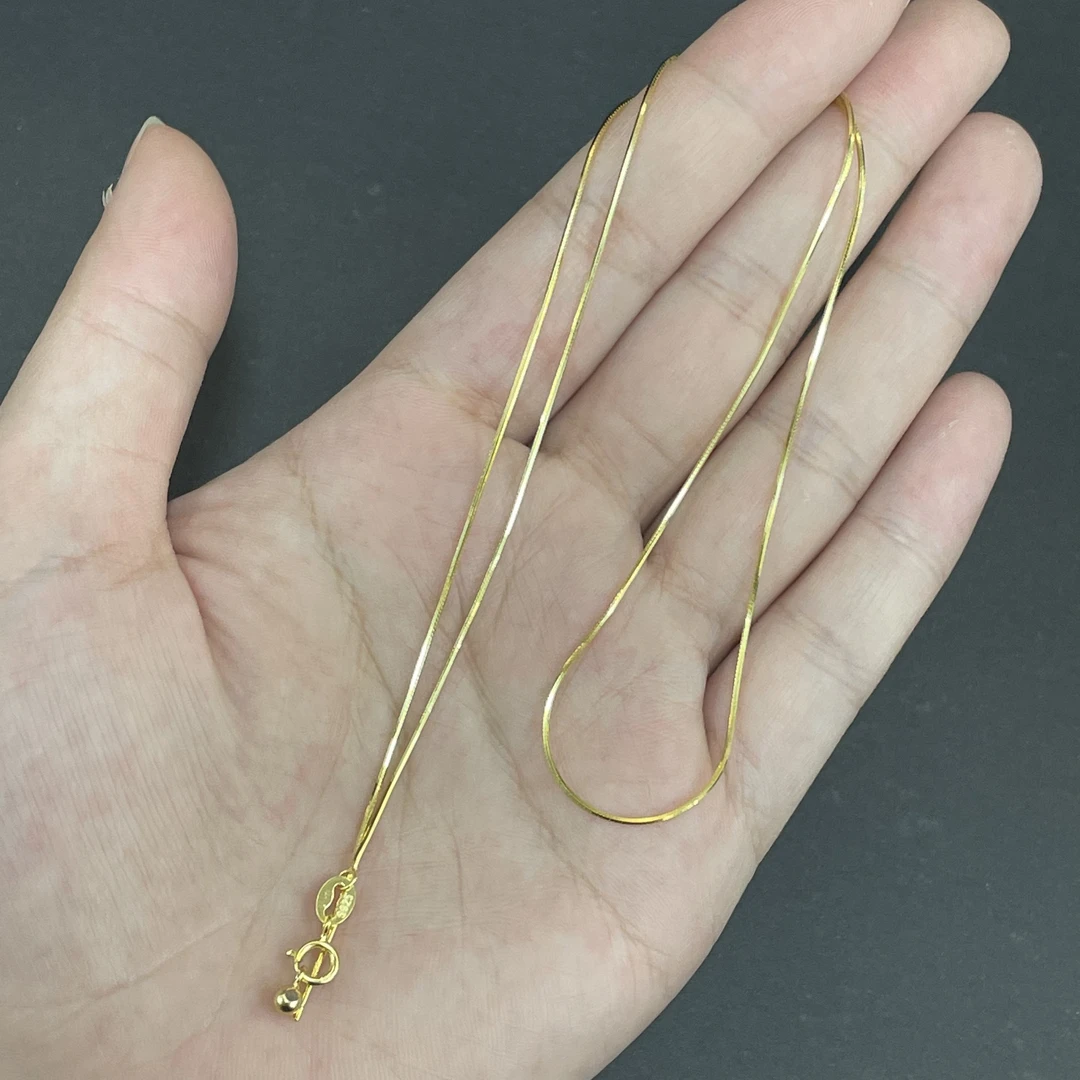 链子925银 金色万能针式链（多样性一条发货）415