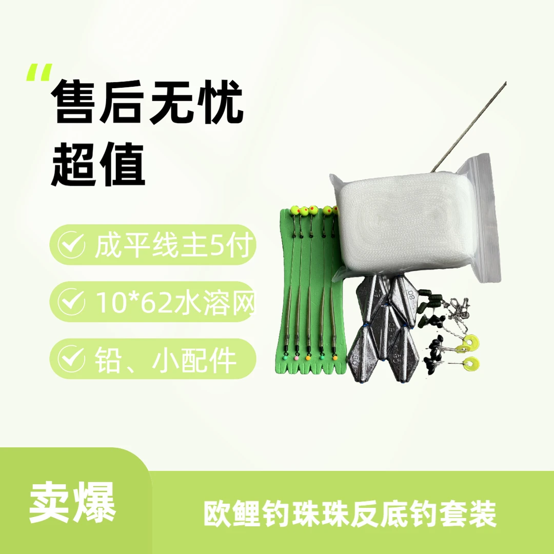 欧鲤钓珠珠渔具配件铅坠钓鱼反底钓套装