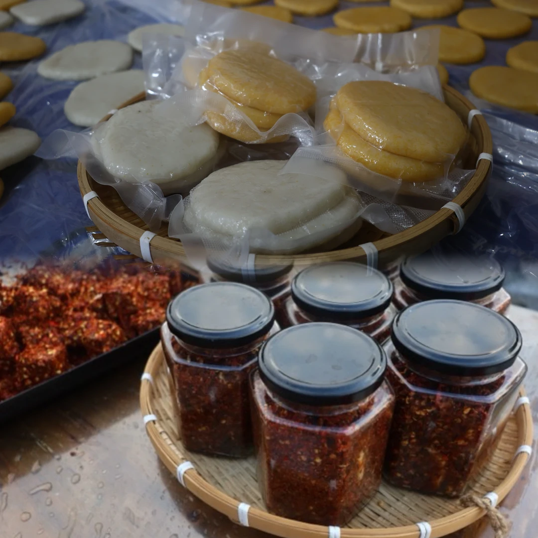 湘西土家风味手打糍粑玉米粑 糯米粑