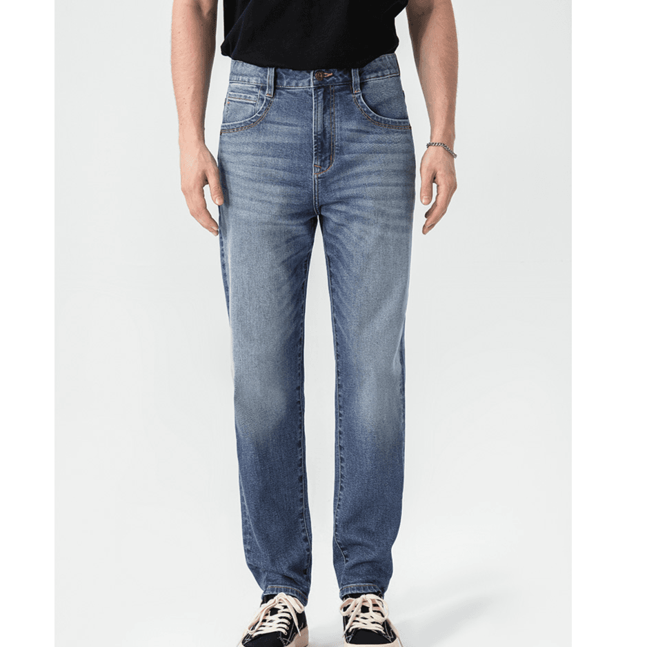 FIRS JEANS杉杉锥形裤高品质高档百搭显瘦休闲高端男款牛仔裤秋冬