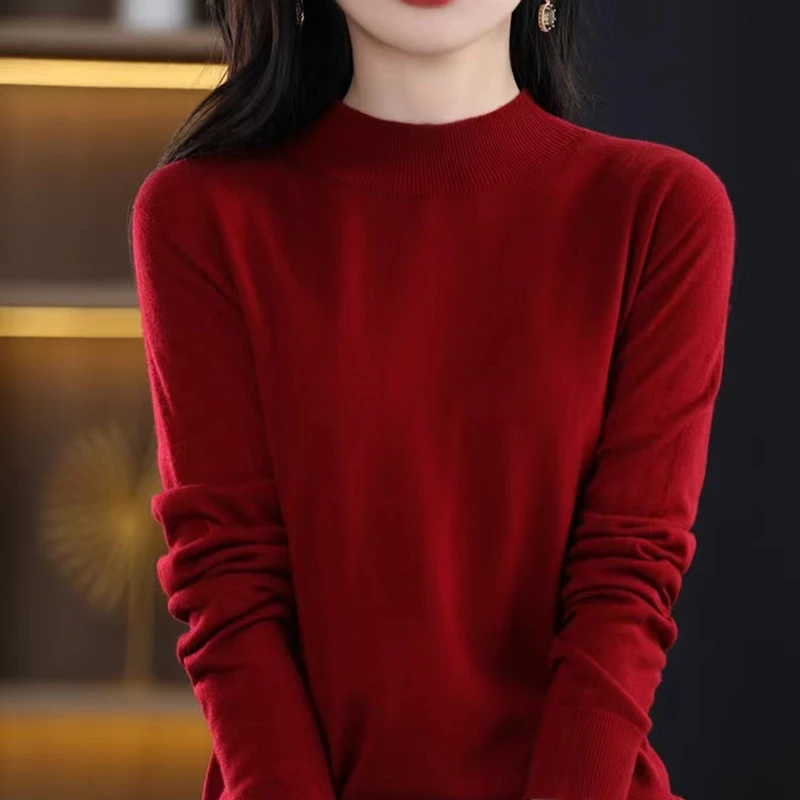 BM82816布米家秋季新款长袖圆领打底衫