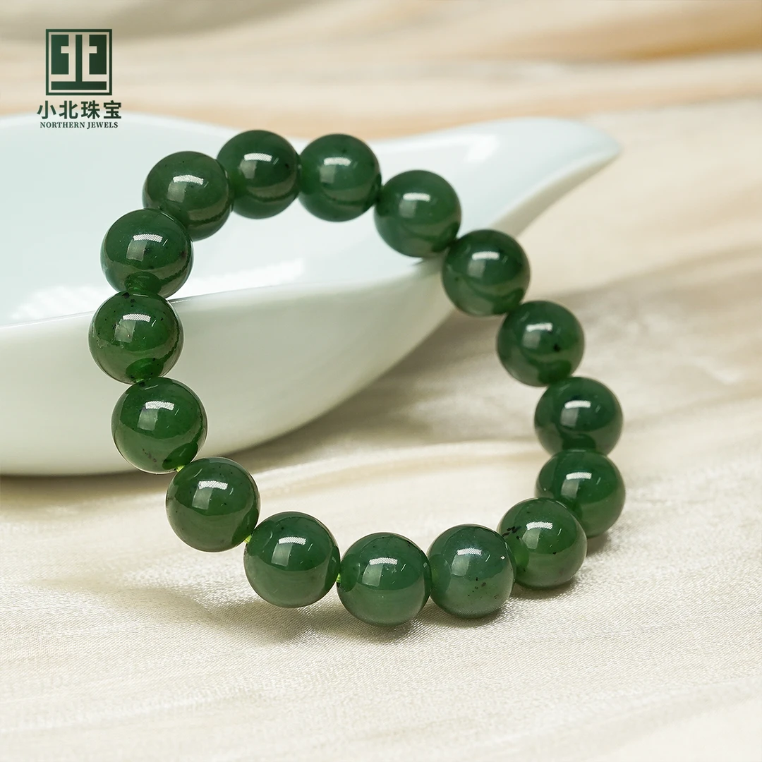 【小北严选】和田玉手串13-4H220X28【多样性发一件】17粒约11.5mm+