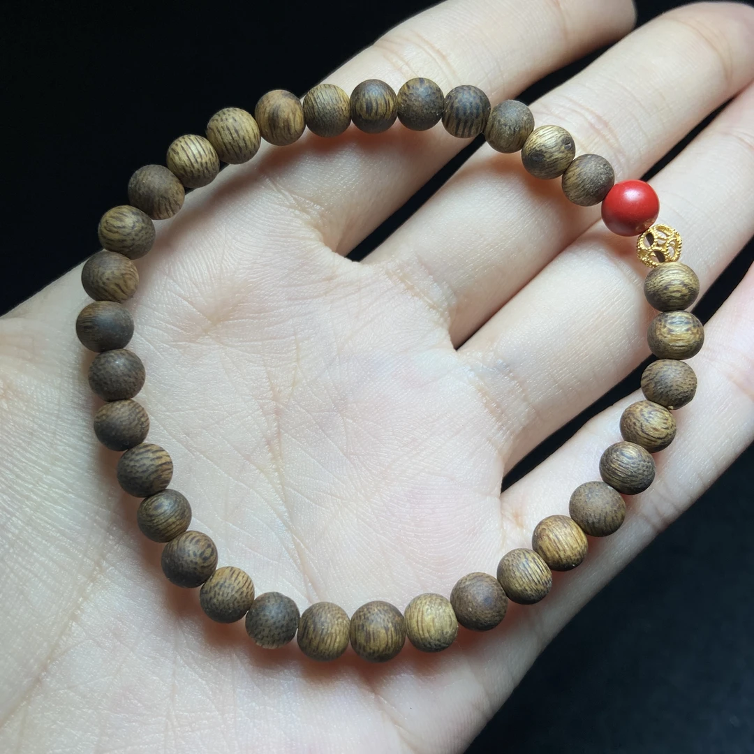 【小北严选】沉香单圈手串21-4H81X110【多样性发一件】约5mm带瓶子